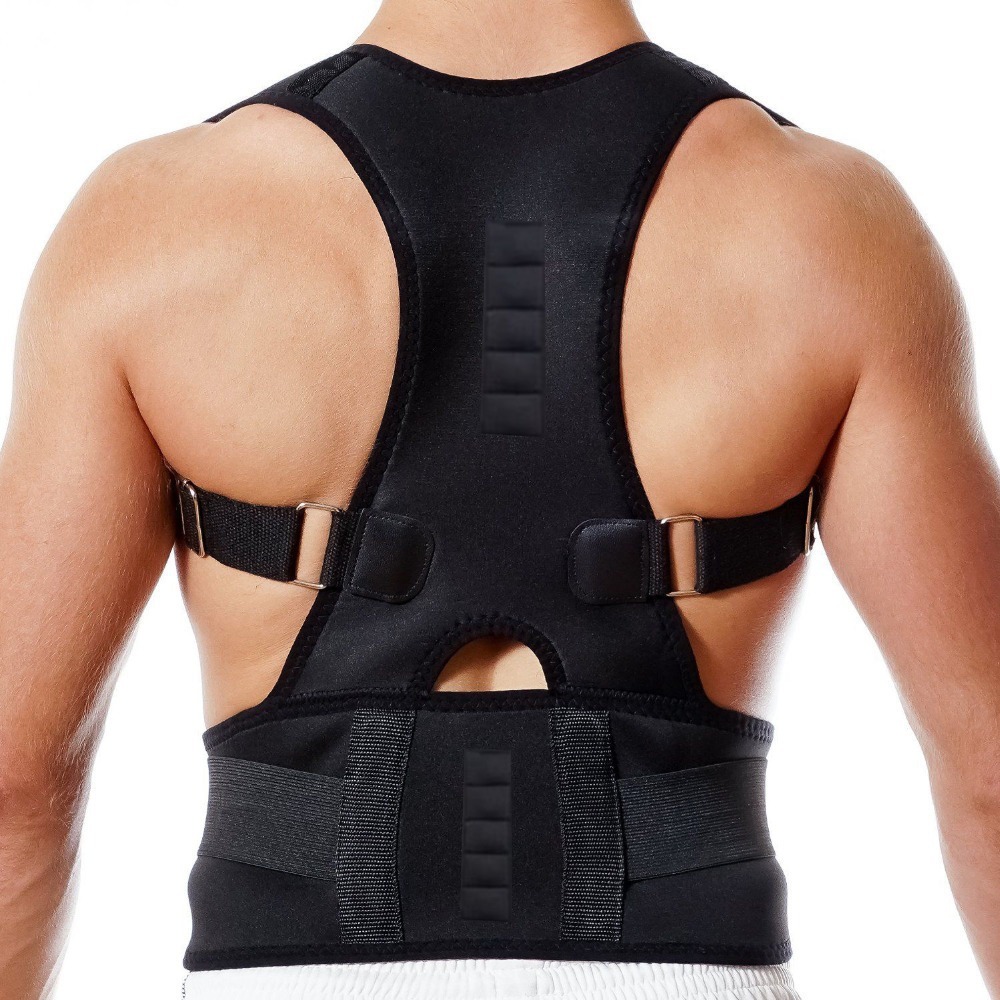 Posture Corrector Back - 성인용 자석 자세 교정기, 등 지지