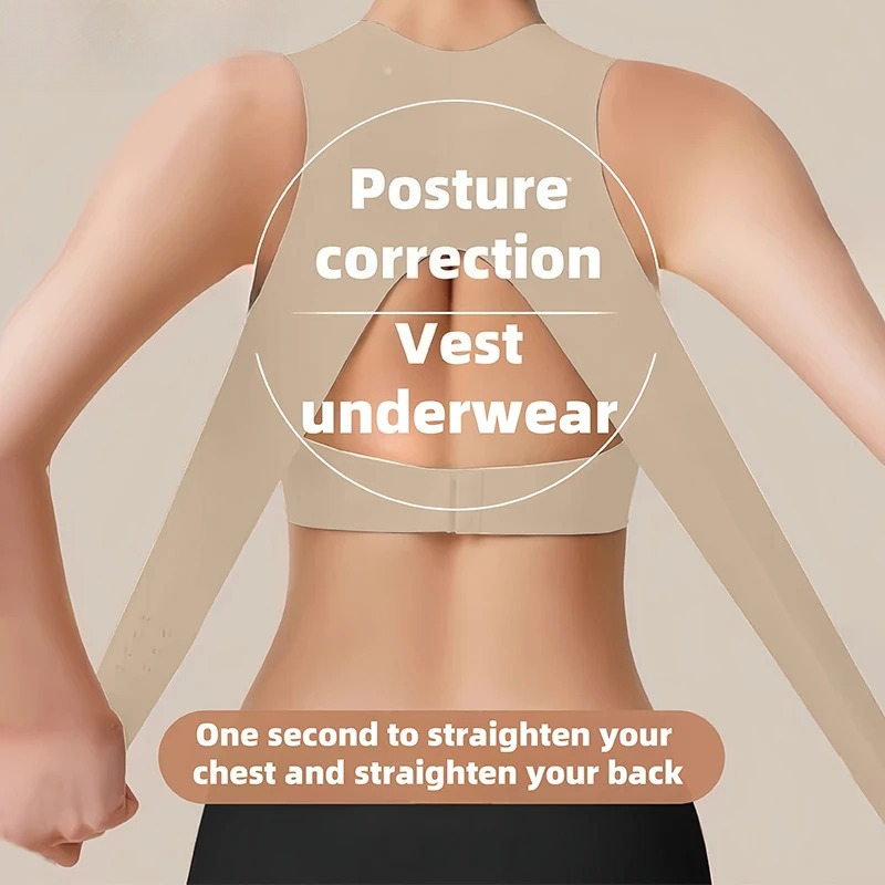 Posture Corrector Back - 여성용 무선 자세 교정 브라, 심리스