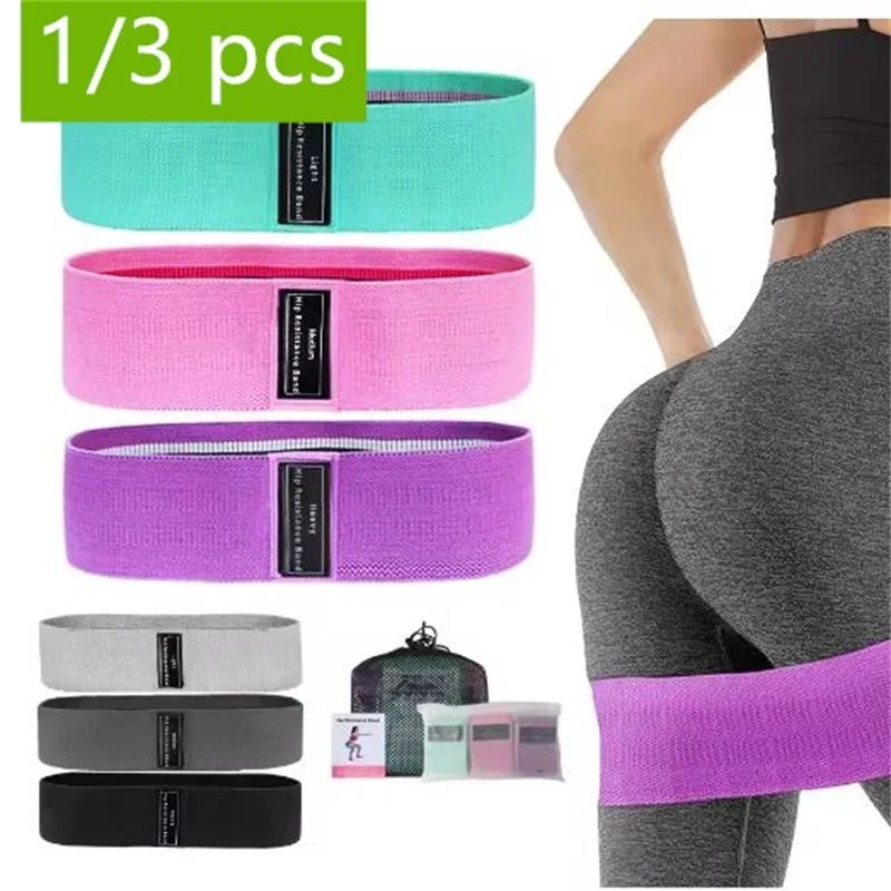 Yoga Fitness Resistance Band - 패브릭 저항 힙 부티 밴드 글루트