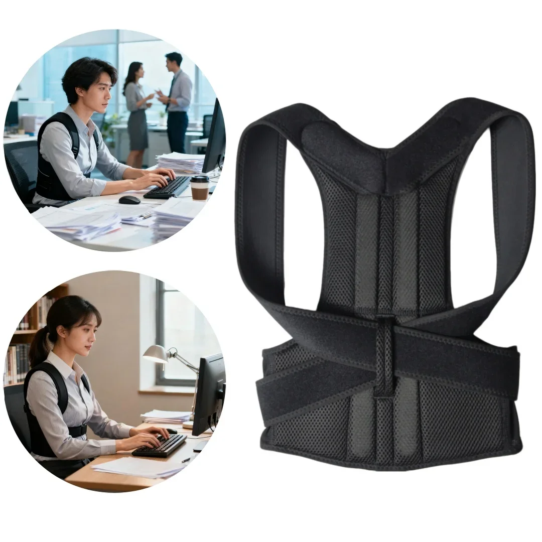 Posture Corrector Back - 새로운 상체 자세 교정기, 쇄골 지지대,