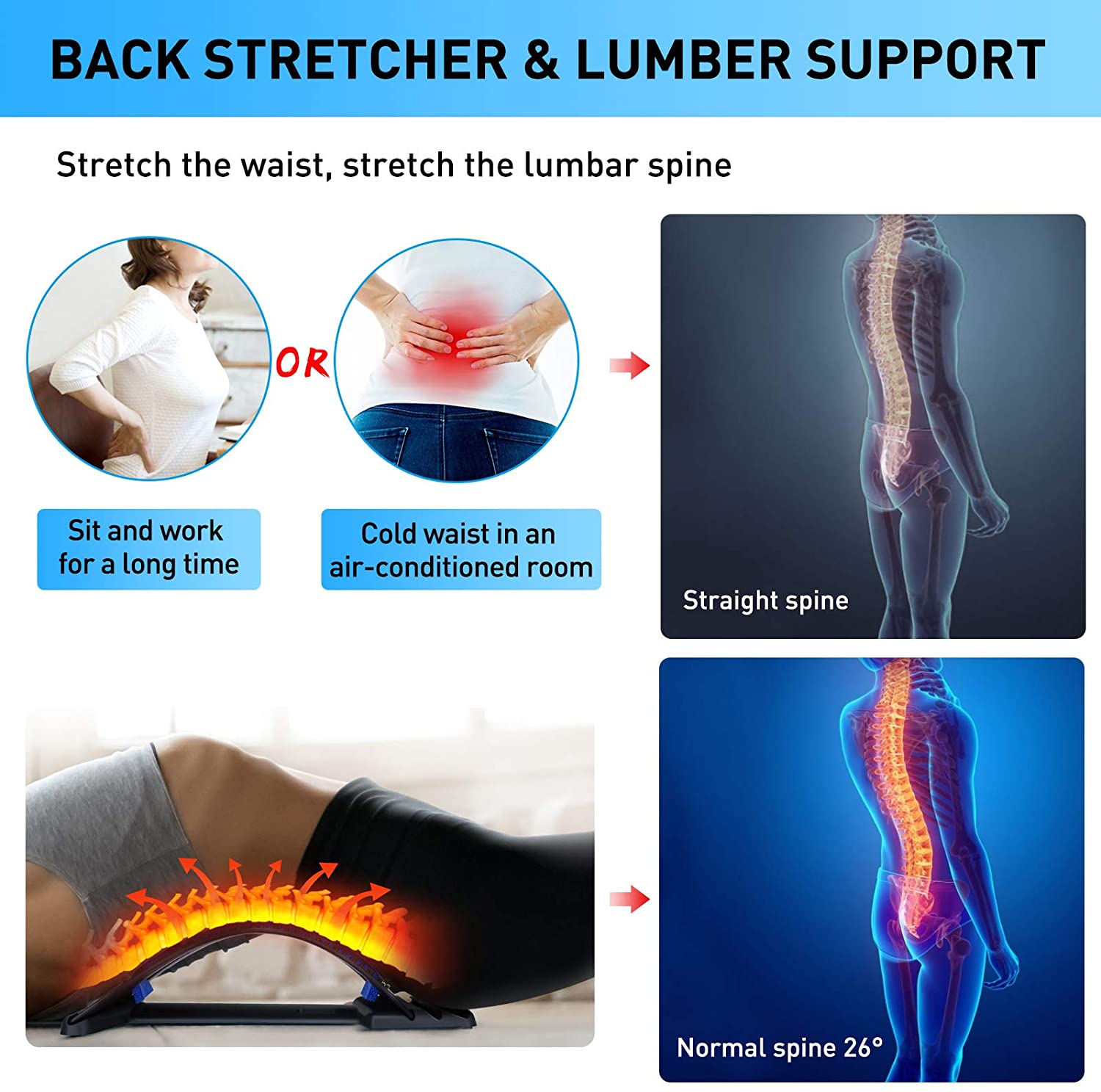 요추 지지대 침술 장치 자세 교정기, 허리 통증 완화를 - Posture Corrector Back 리뷰 및 가격
