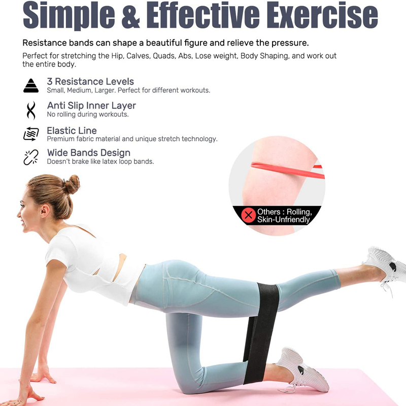 남녀공용 패브릭 저항 밴드 세트, 탄성 스포츠 요가 피 - Yoga Fitness Resistance Band 리뷰 및 가격