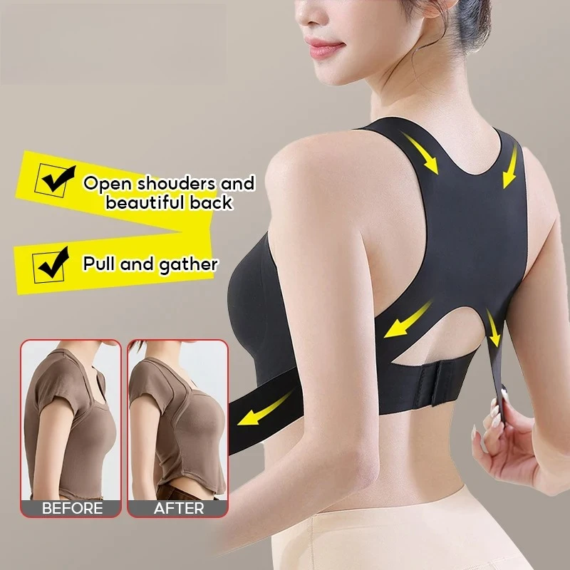여성용 무선 자세 교정 브라, 심리스 푸쉬업 브라렛,  - Posture Corrector Back 리뷰 및 가격