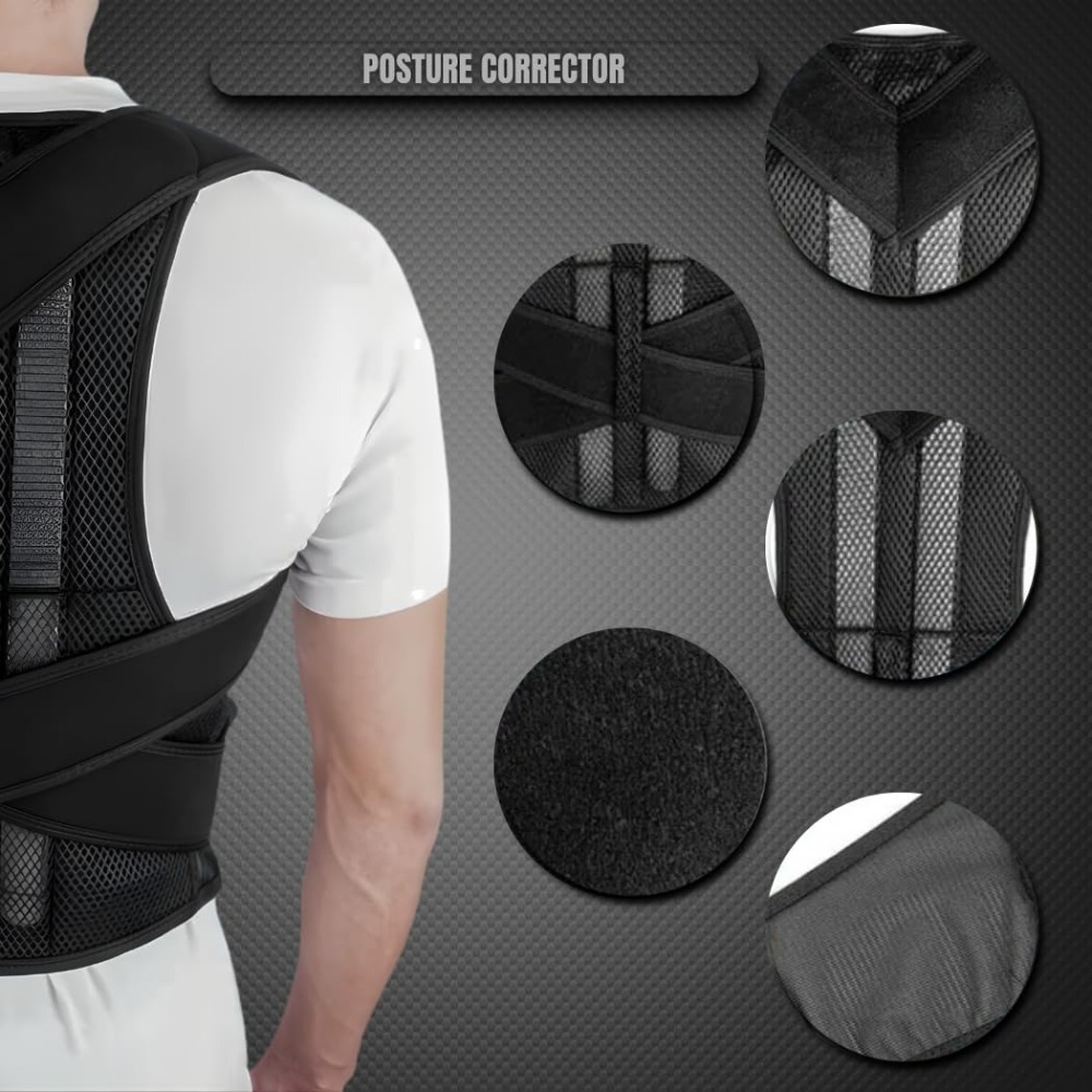 남녀공용 자세 교정기 |   조절 가능한 허리 및 상부 - Posture Corrector Back 리뷰 및 가격