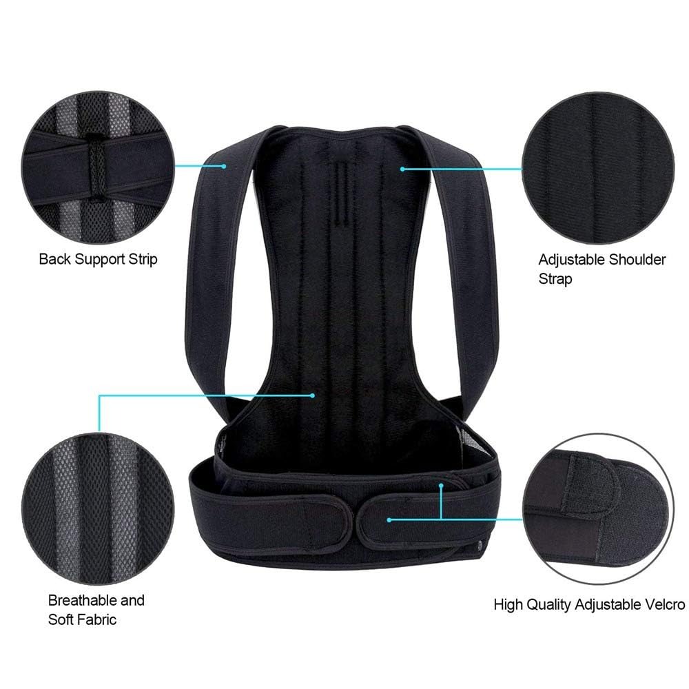 남녀공용 자세 교정기 |   조절 가능한 허리 및 상부 - Posture Corrector Back 리뷰 및 가격