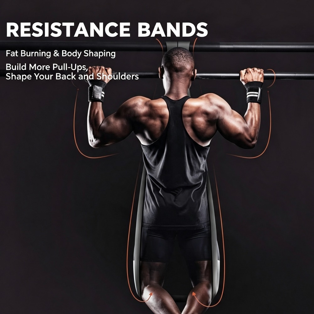 두꺼운 저항 루프 밴드, 25-65LBS 탄성 스트레치 - Yoga Fitness Resistance Band 리뷰 및 가격