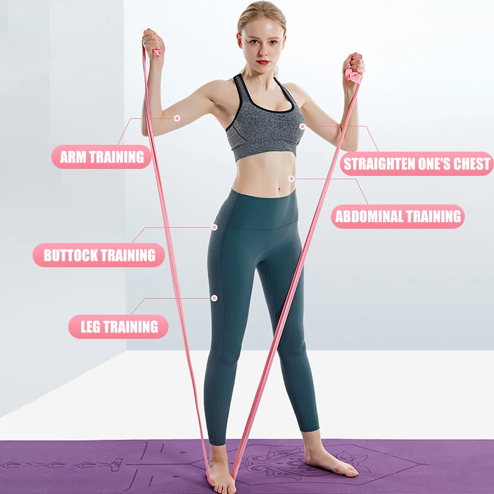길이 200cm 요가 필라테스 스트레치 저항 밴드 체육 - Yoga Fitness Resistance Band 리뷰 및 가격