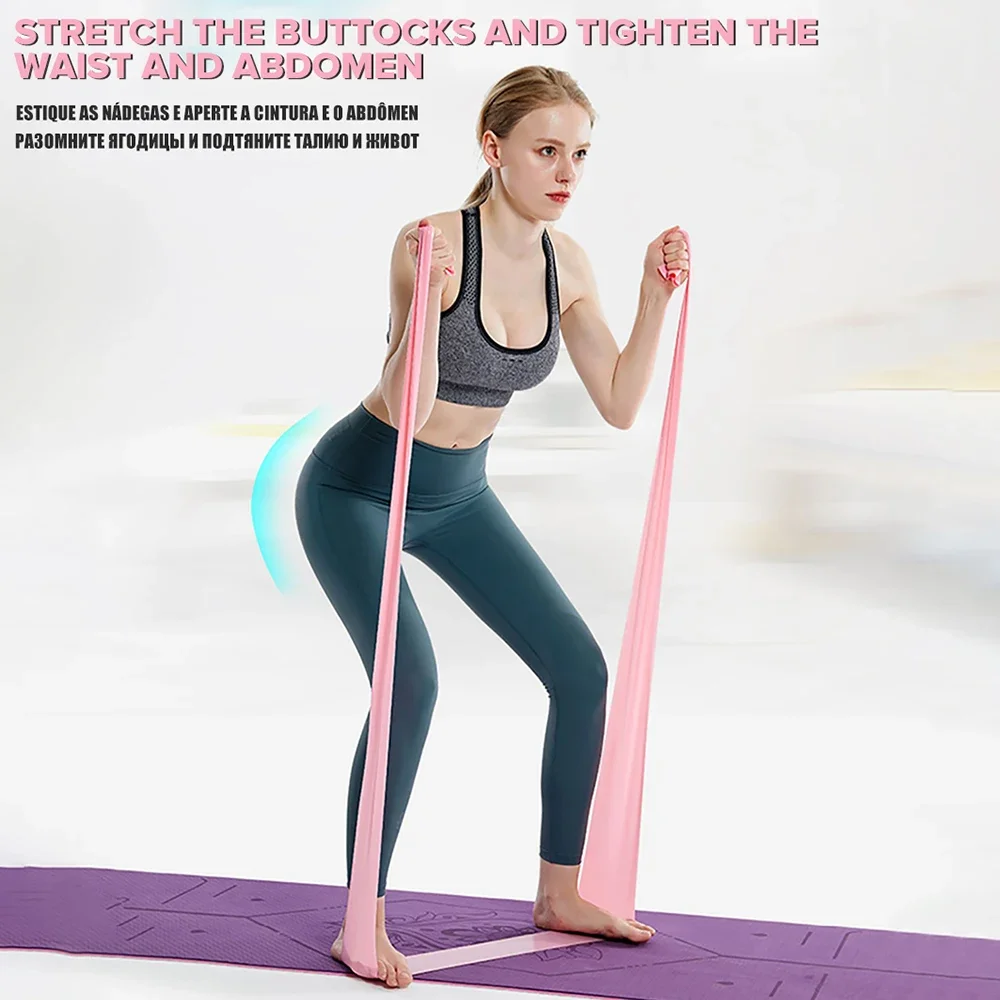 길이 200cm 요가 필라테스 스트레치 저항 밴드 체육 - Yoga Fitness Resistance Band 리뷰 및 가격