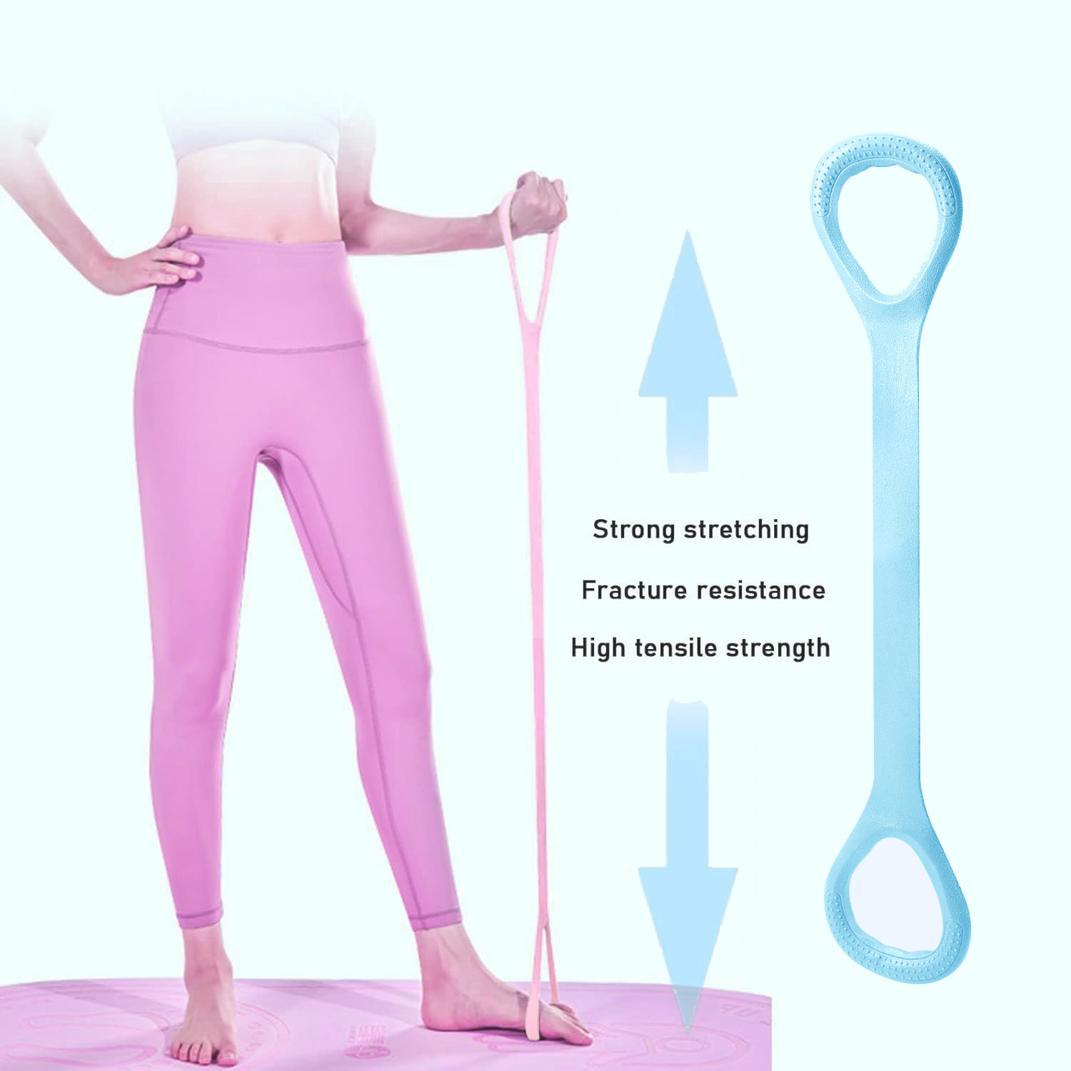 8피스 피트니스 저항 밴드 - 운동용 팔, 등, 어깨  - Yoga Fitness Resistance Band 리뷰 및 가격