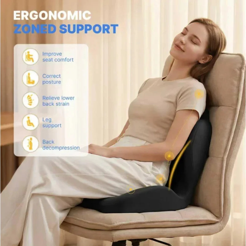엉치뼈 지지 쿠션, 메모리폼 소재, 인체공학적 디자인, - Posture Corrector Back 리뷰 및 가격