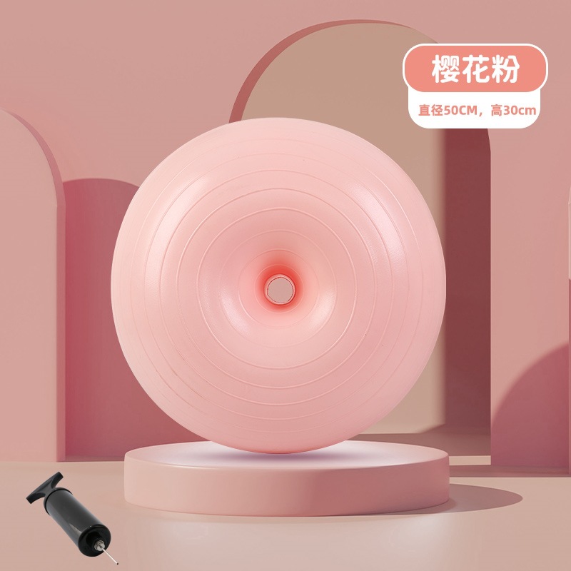 새로운 필라테스 도넛 요가볼 두꺼워지고 폭발 방지 기능 - Yoga Fitness Apple 리뷰 및 가격