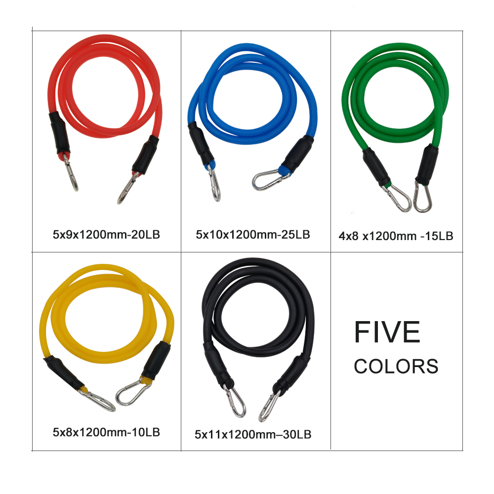 Yogle 11 개/대 당겨 로프 피트니스 운동 저항  - Yoga Fitness Resistance Band 리뷰 및 가격