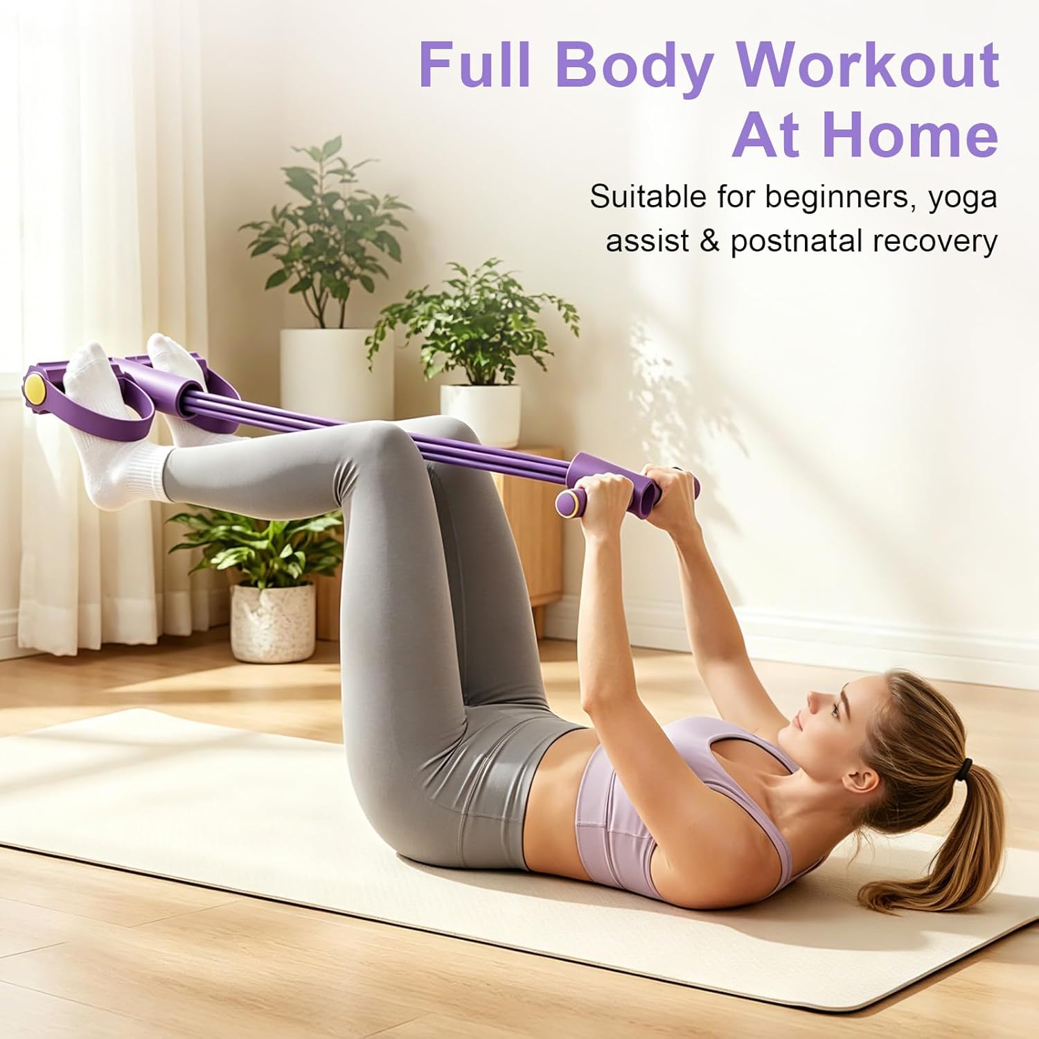 4튜브 저항 밴드 다기능 텐션 로프 피트니스 밴드 6튜 - Yoga Fitness Resistance Band 리뷰 및 가격