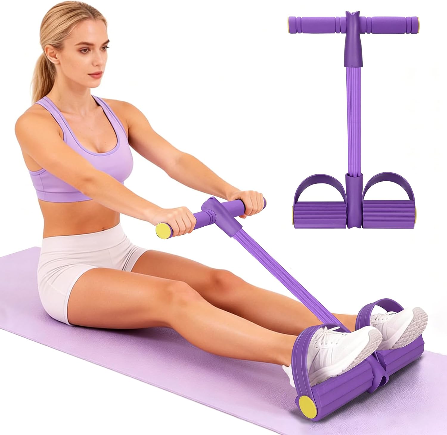 4튜브 저항 밴드 다기능 텐션 로프 피트니스 밴드 6튜 - Yoga Fitness Resistance Band 리뷰 및 가격